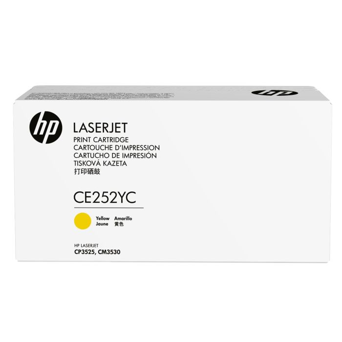 Original HP CE252YC Toner Gelb 7.000 Seiten für CP3525, CM3530 + NEU & OVP +, 111748, by HP Original HP CE252YC Toner Gelb 7.000 Seiten für CP3525, CM3530 + NEU & OVP +, 111748, by HP