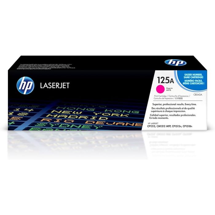 Original HP CB543A - 125A Toner Magenta für 1.400 Seiten + NEU & OVP +, 115781, by HP Original HP CB543A - 125A Toner Magenta für 1.400 Seiten + NEU & OVP +, 115781, by HP