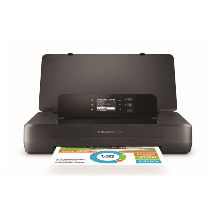  HP OfficeJet 200 Mobile Printer CZ993A A4 USB WLAN ohne Tinte mit Akku, 129402 129403 129406 129408 129410 129412 ..., by HP
